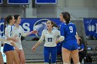 VB vs USCGA  Wheaton College Women's Volleyball vs U.S. Coast Guard Academy. - Photo by Keith Nordstrom : Wheaton, Volleyball